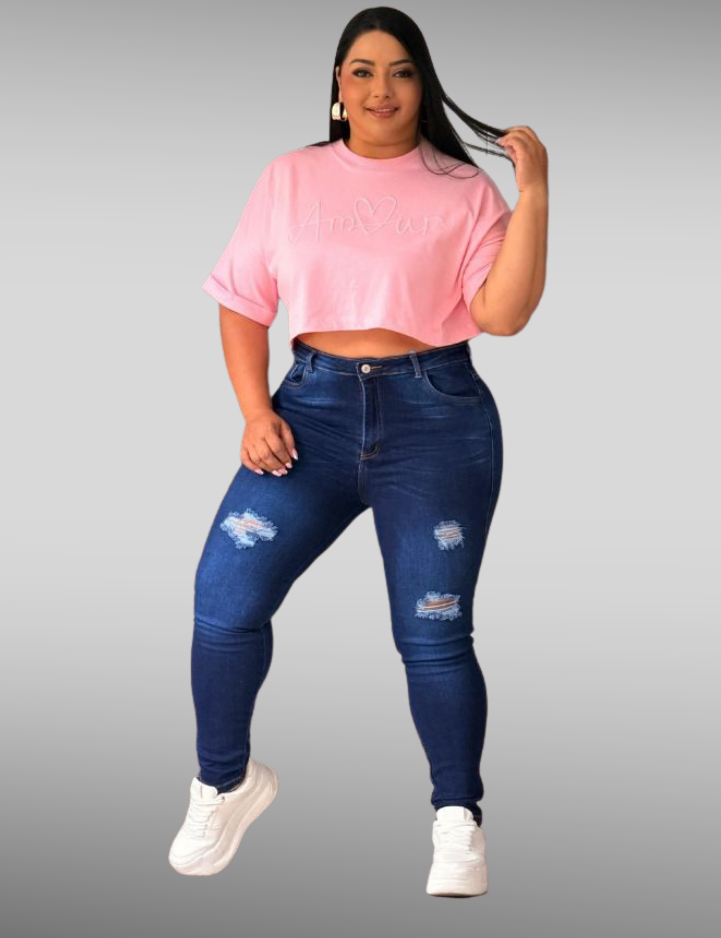 Skinny clasico plus licrado - 71020 - kashees
