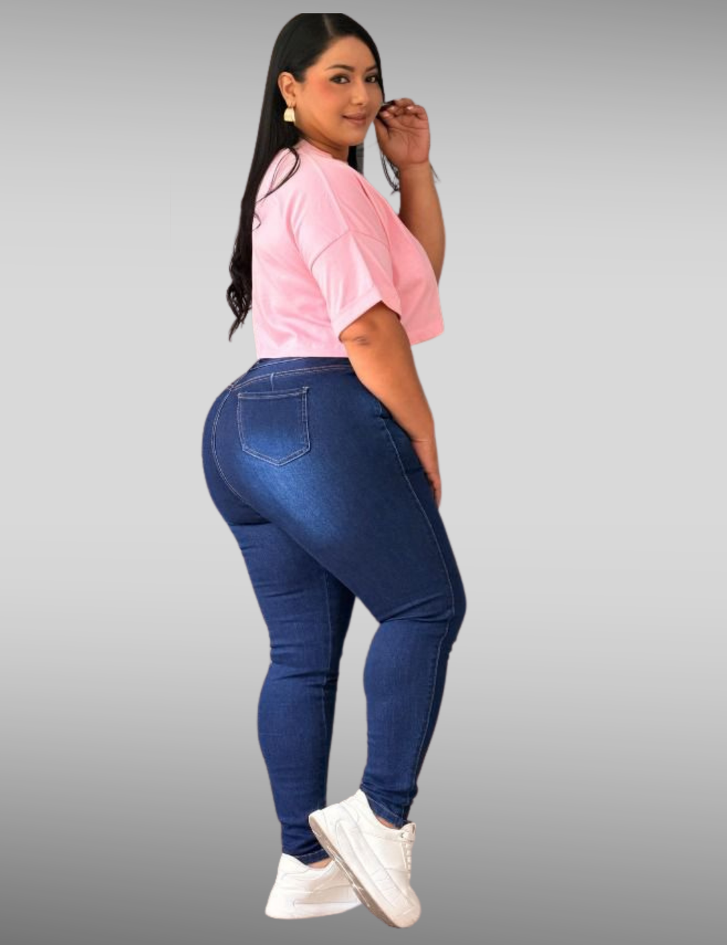 Skinny clasico plus licrado - 71020 - kashees