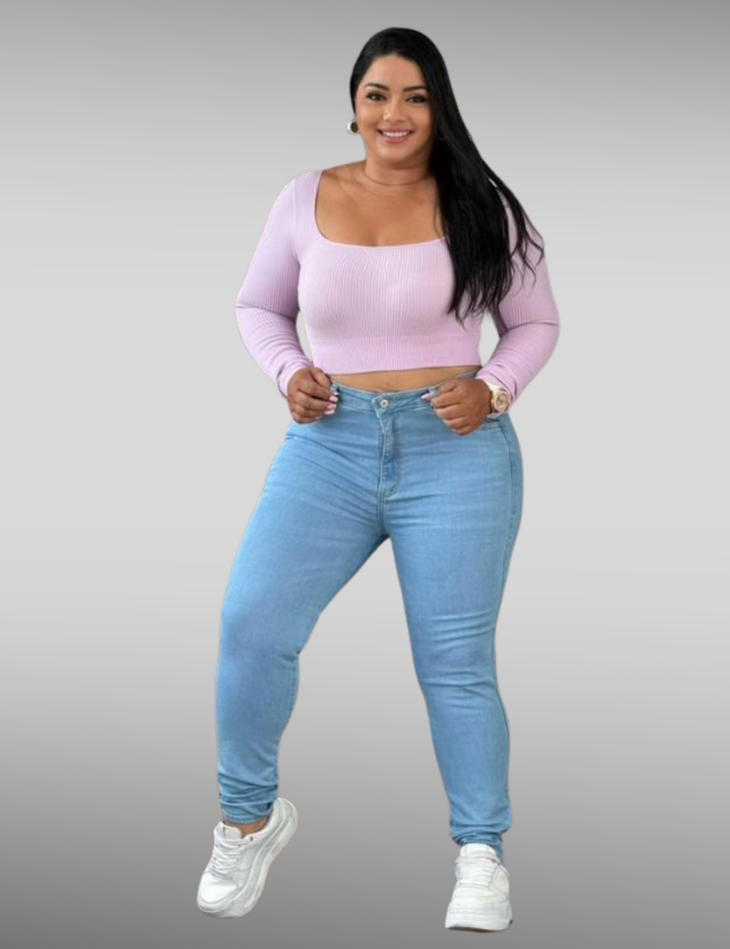 Skinny clasico plus licrado - 71014-2 - kashees