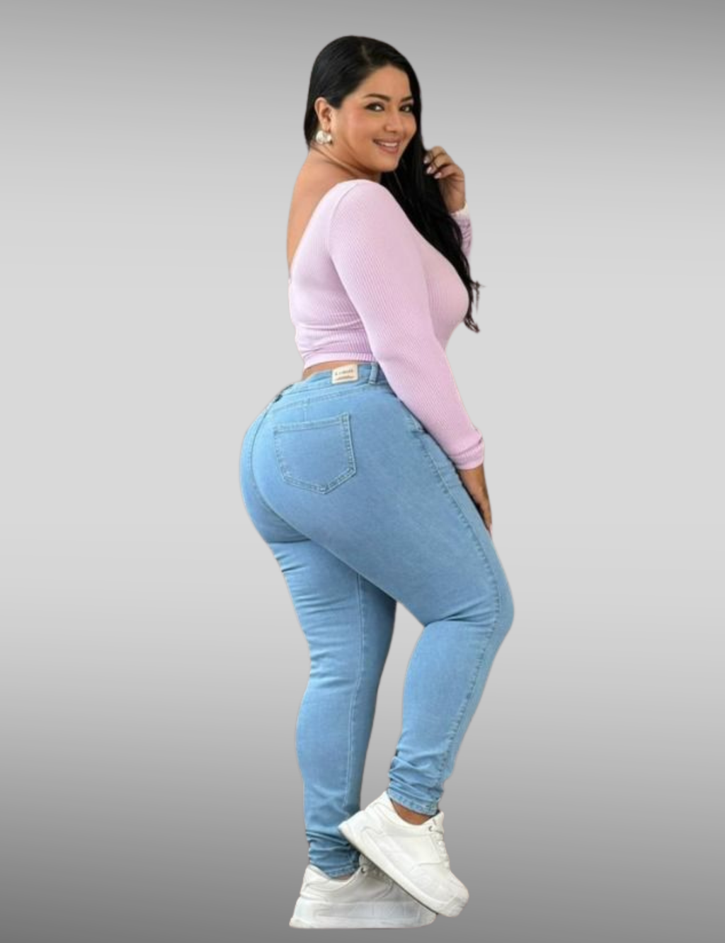 Skinny clasico plus licrado - 71014-2 - kashees
