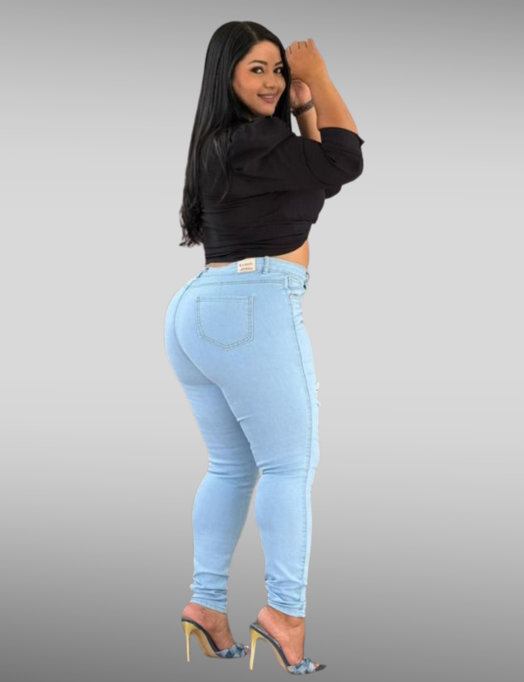 Skinny clasico plus licrado - 71012 -