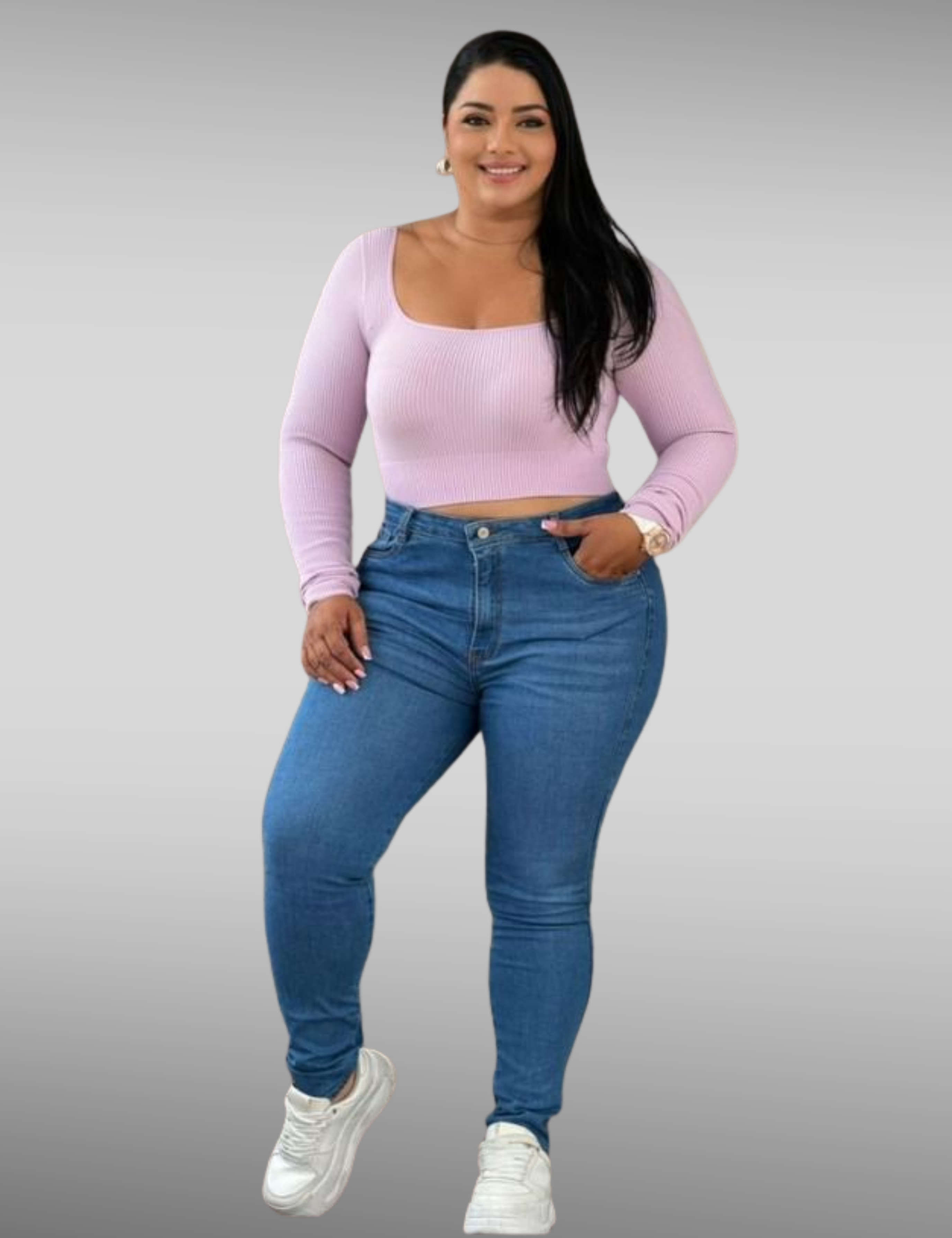 Skinny clasico plus licrado - 71013 -