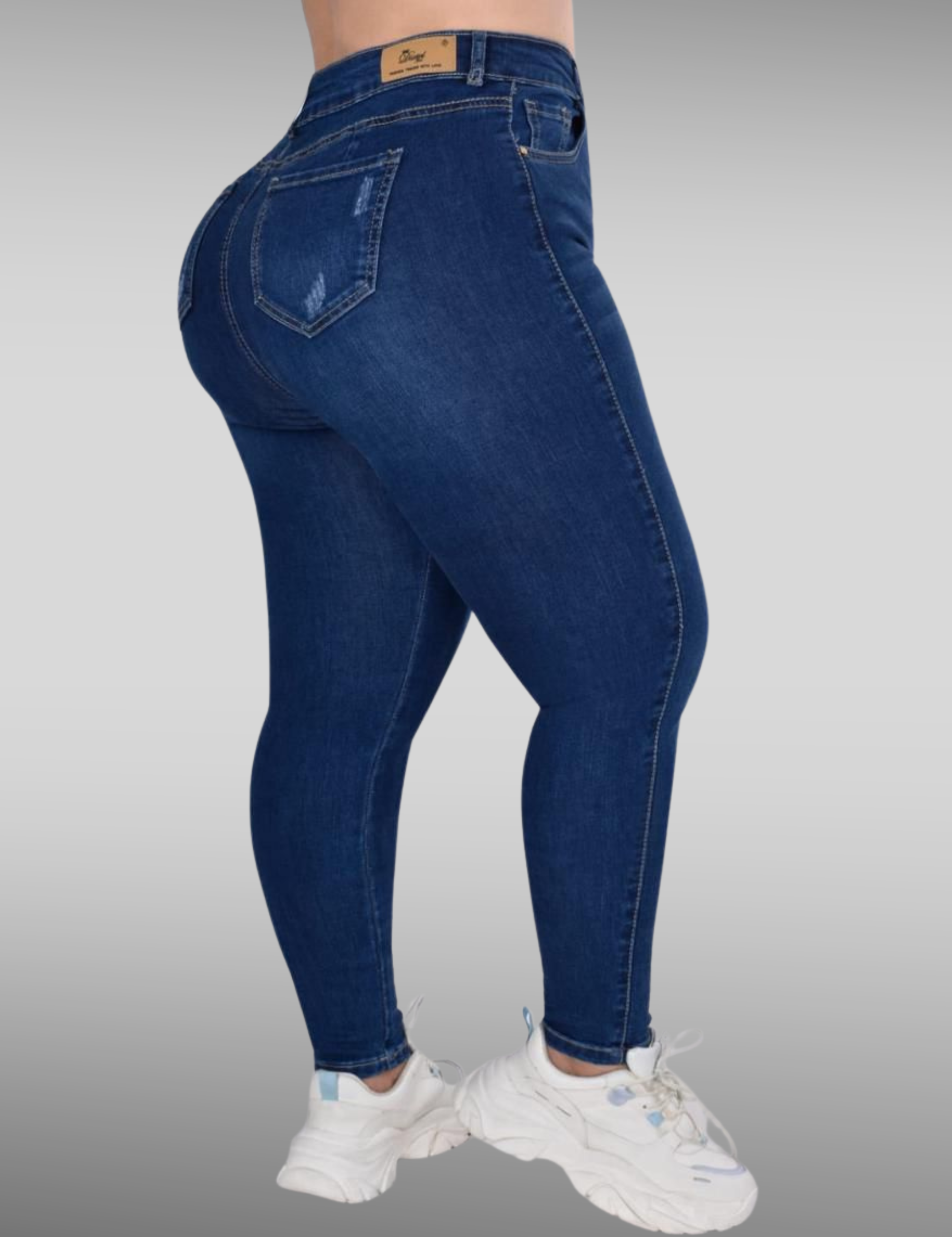 Skinny clasico plus licrado - 10082 - kashees