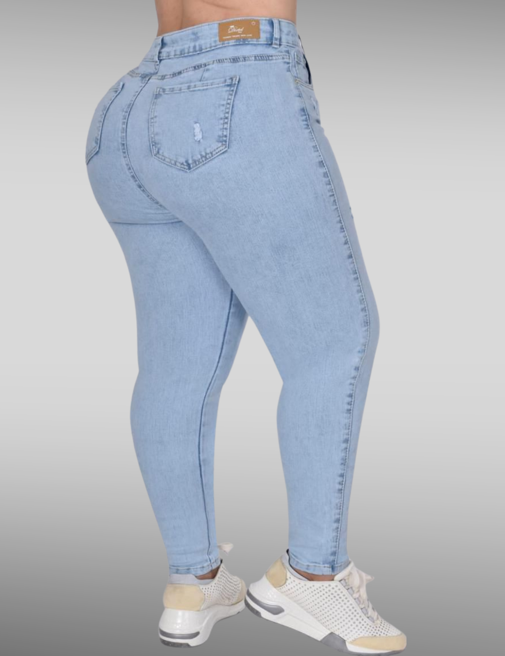 Skinny clasico plus licrado - 10085 - kashees