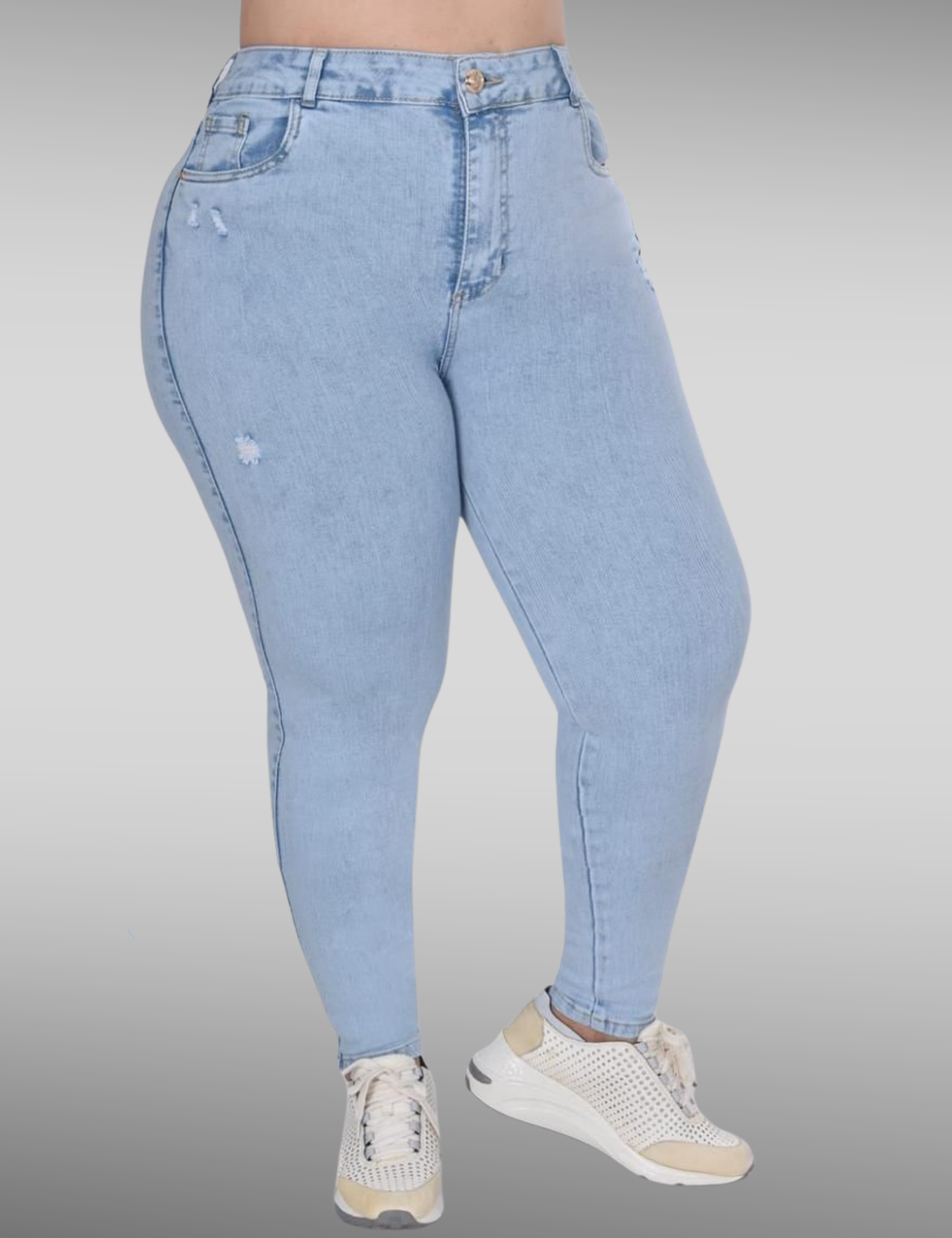 Skinny clasico plus licrado - 10085 - kashees