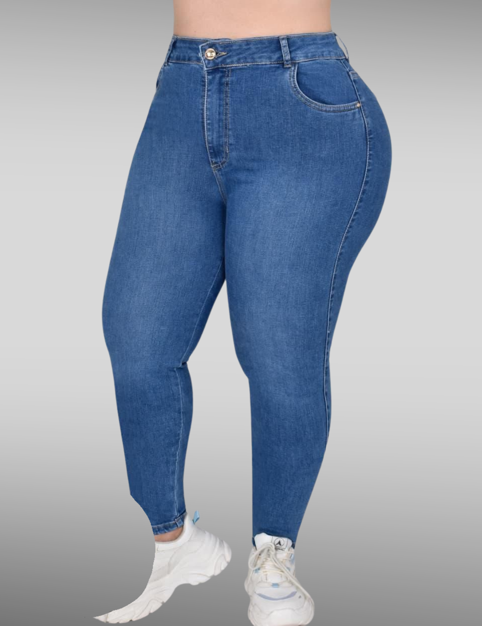 Skinny clasico plus licrado - 10079 - dixtel
