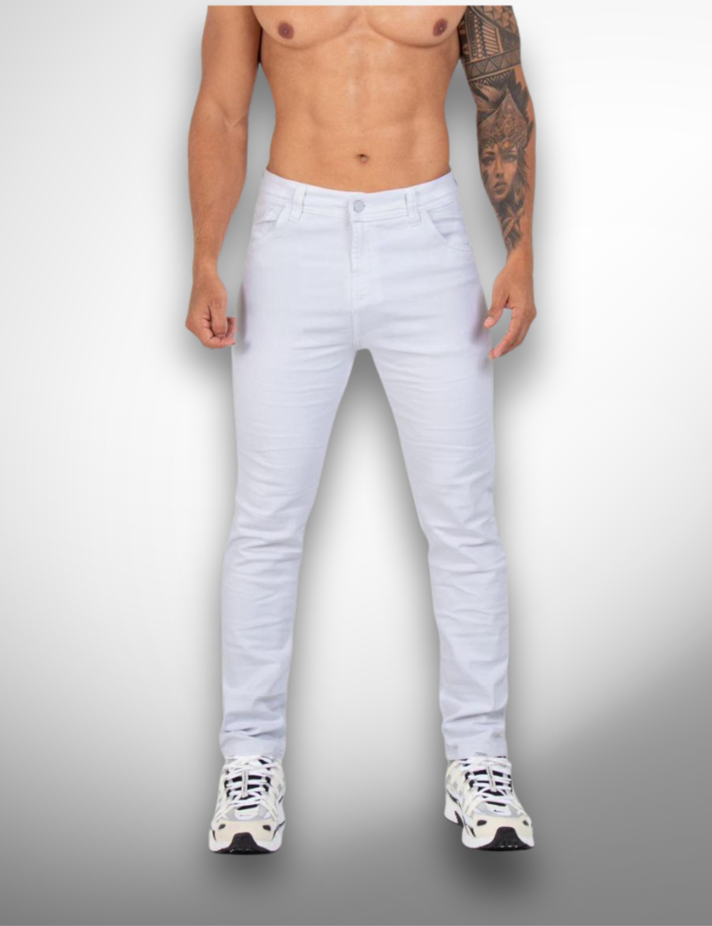 Jeans clasico blanco
