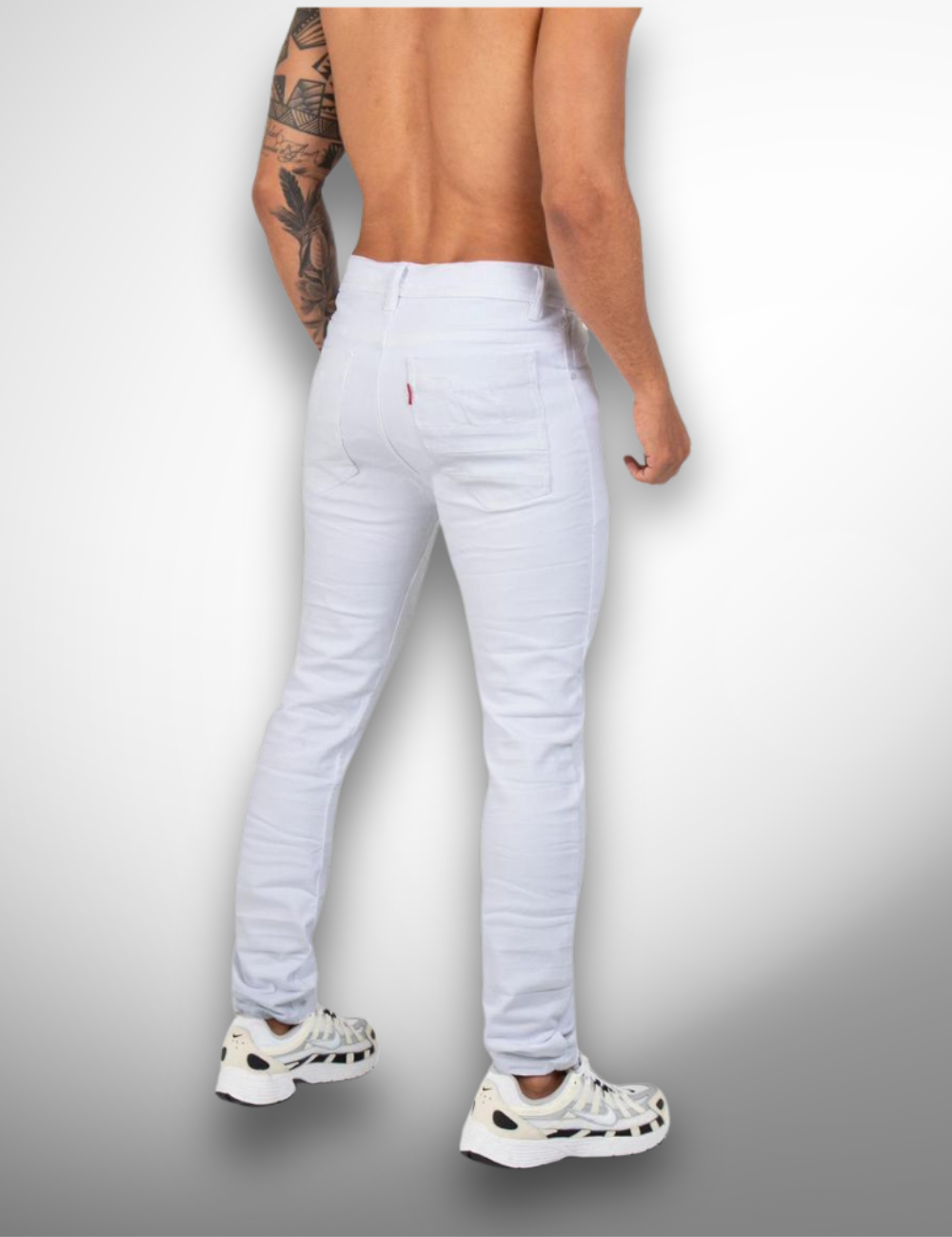 Jeans clasico blanco