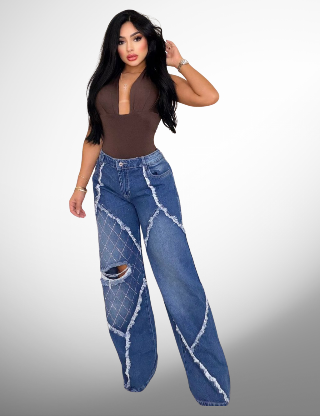 Palazzo rigido con pedrería - 10066