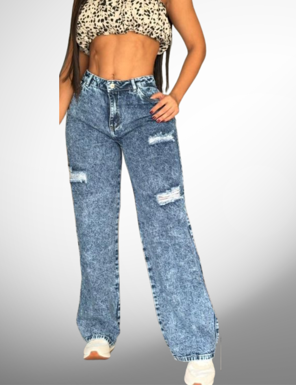 Palazzo rígido tipo europeo con pedrería - 62125