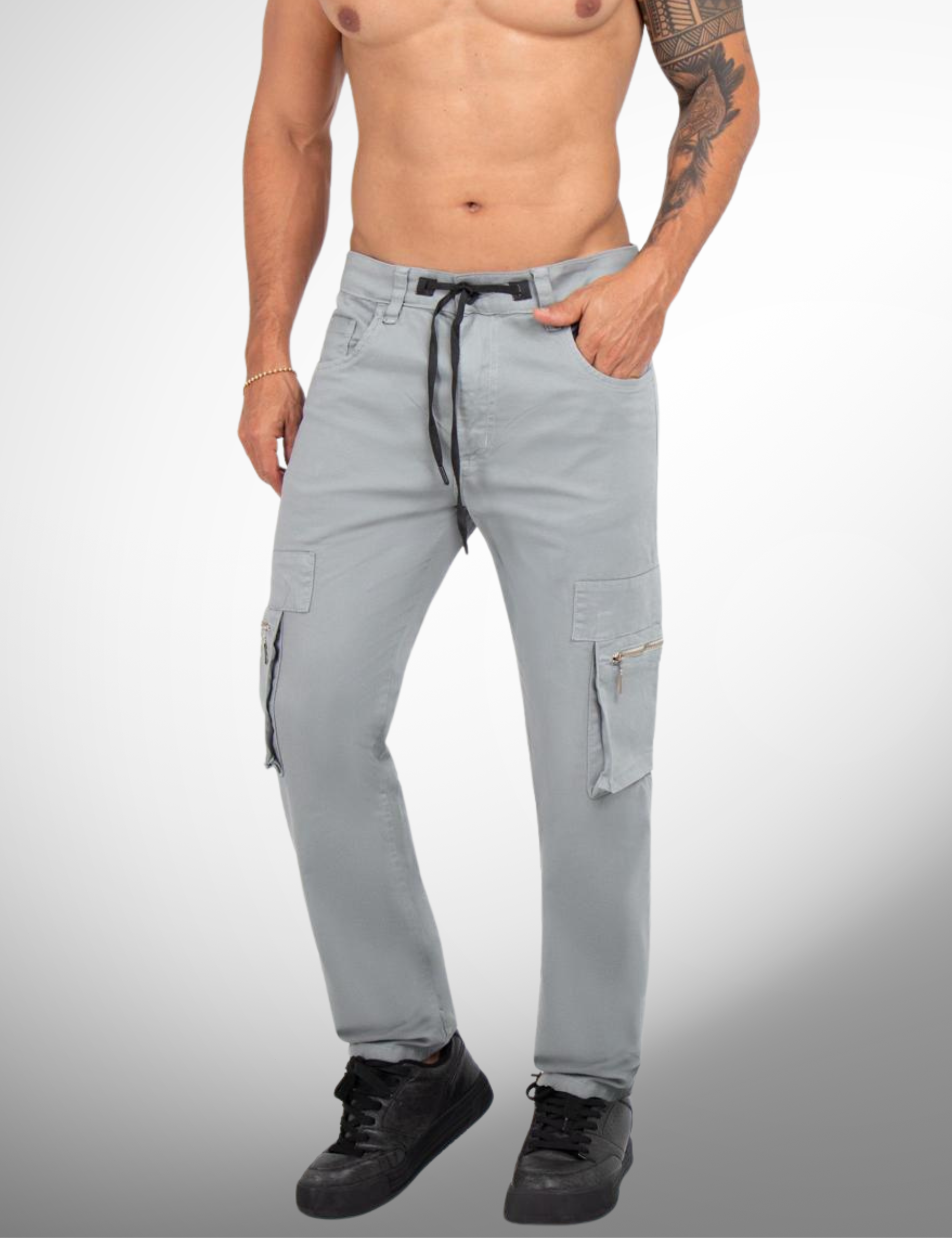 CARGO HOMBRES DRILL - BOTA RECTA