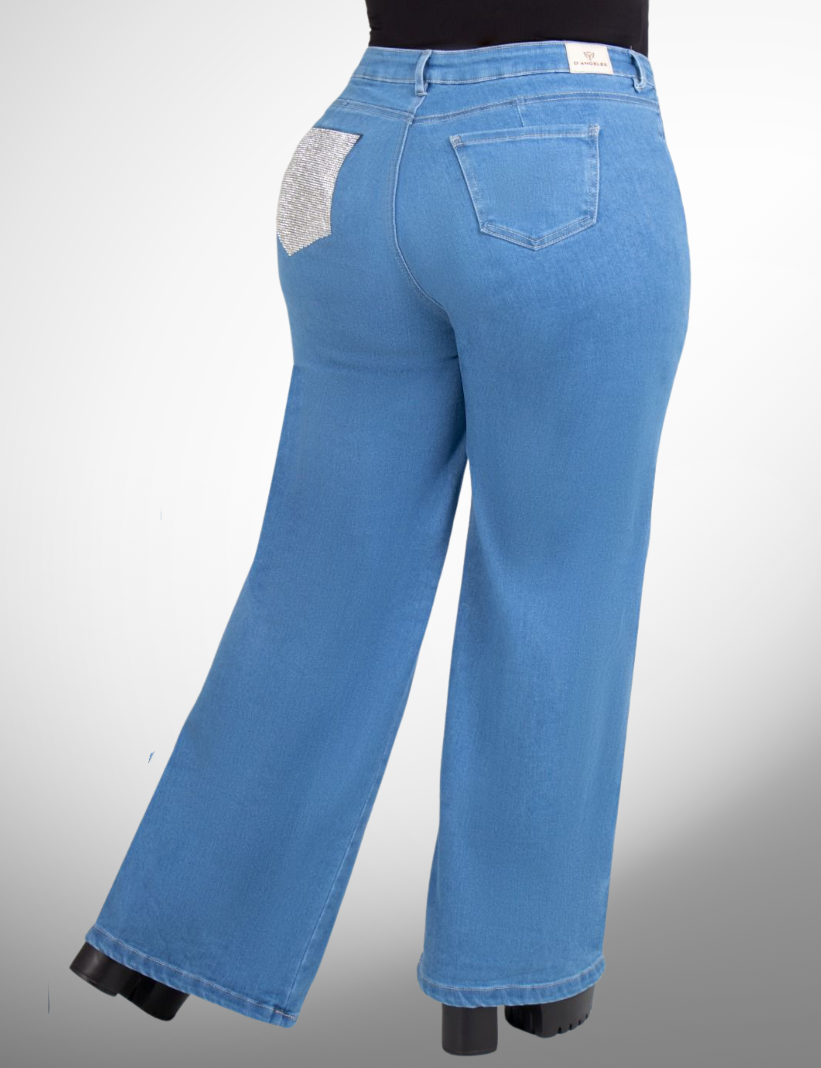 Palazzo tipo europeo talla plus con pedrería -00