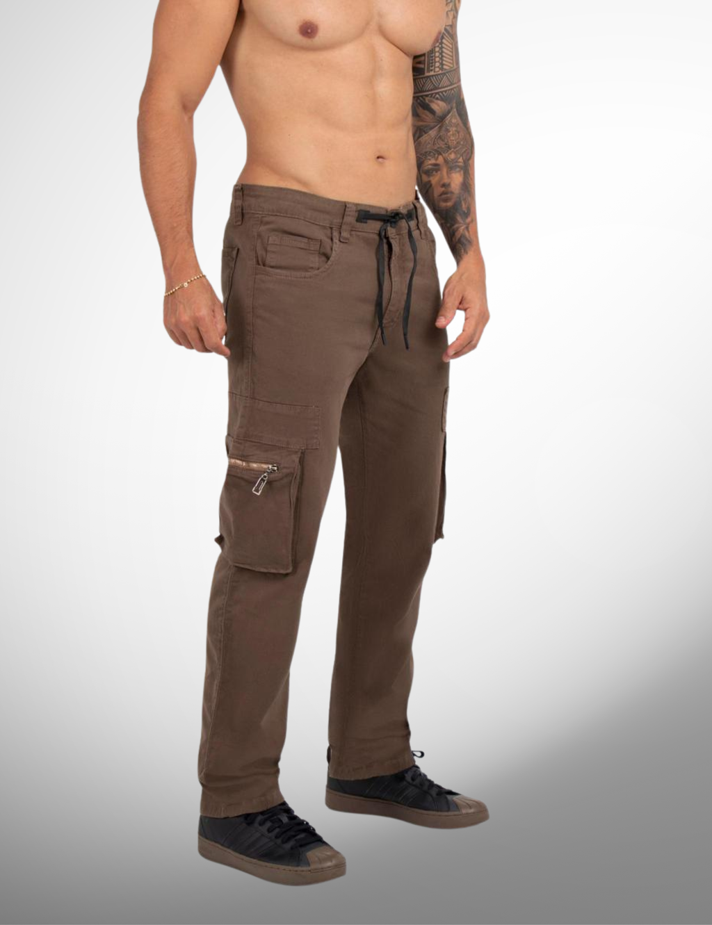 CARGO HOMBRES DRILL - BOTA RECTA