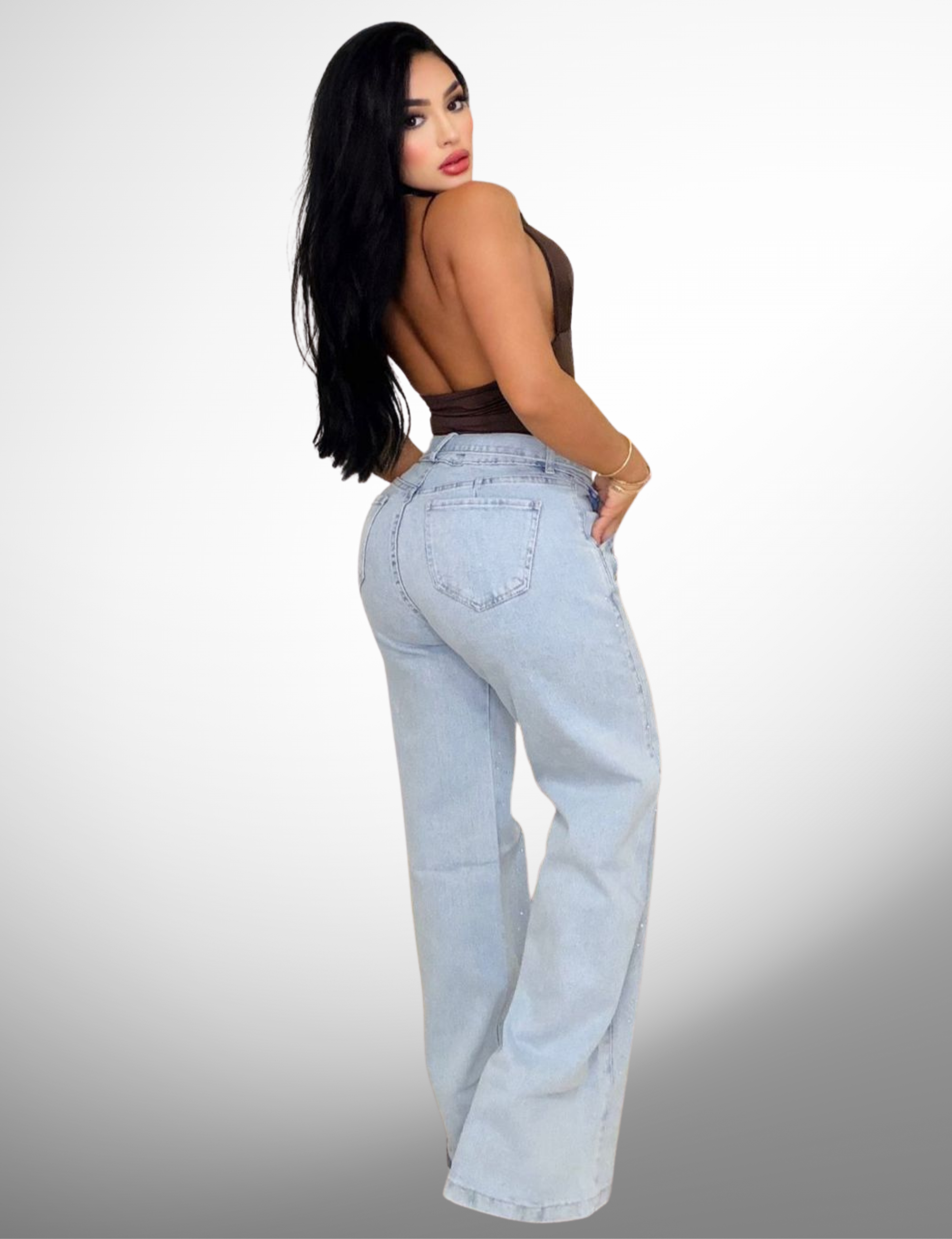 Palazzo licrado con pedrería - 10003