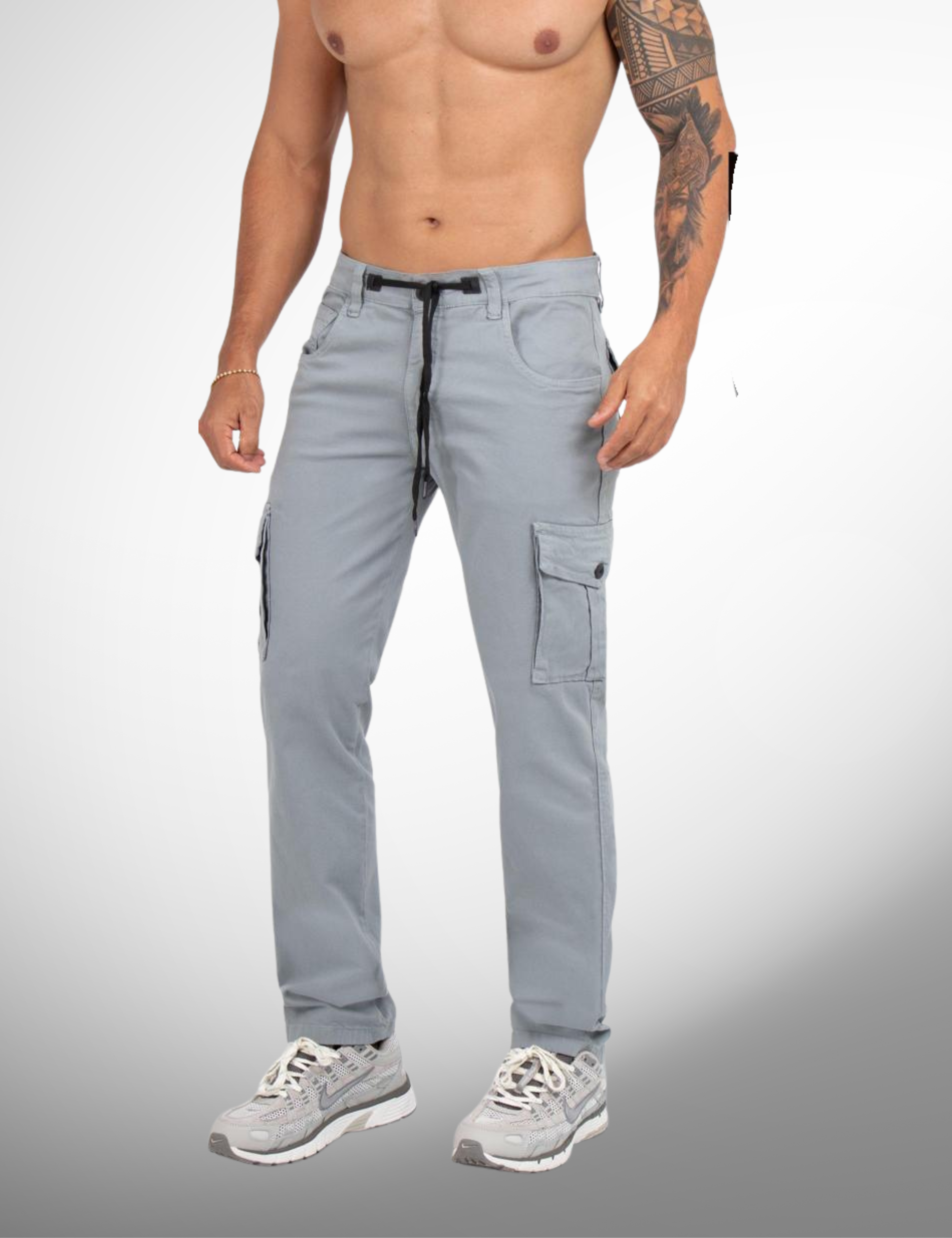 CARGO HOMBRES DRILL - BOTA RECTA - JOGER