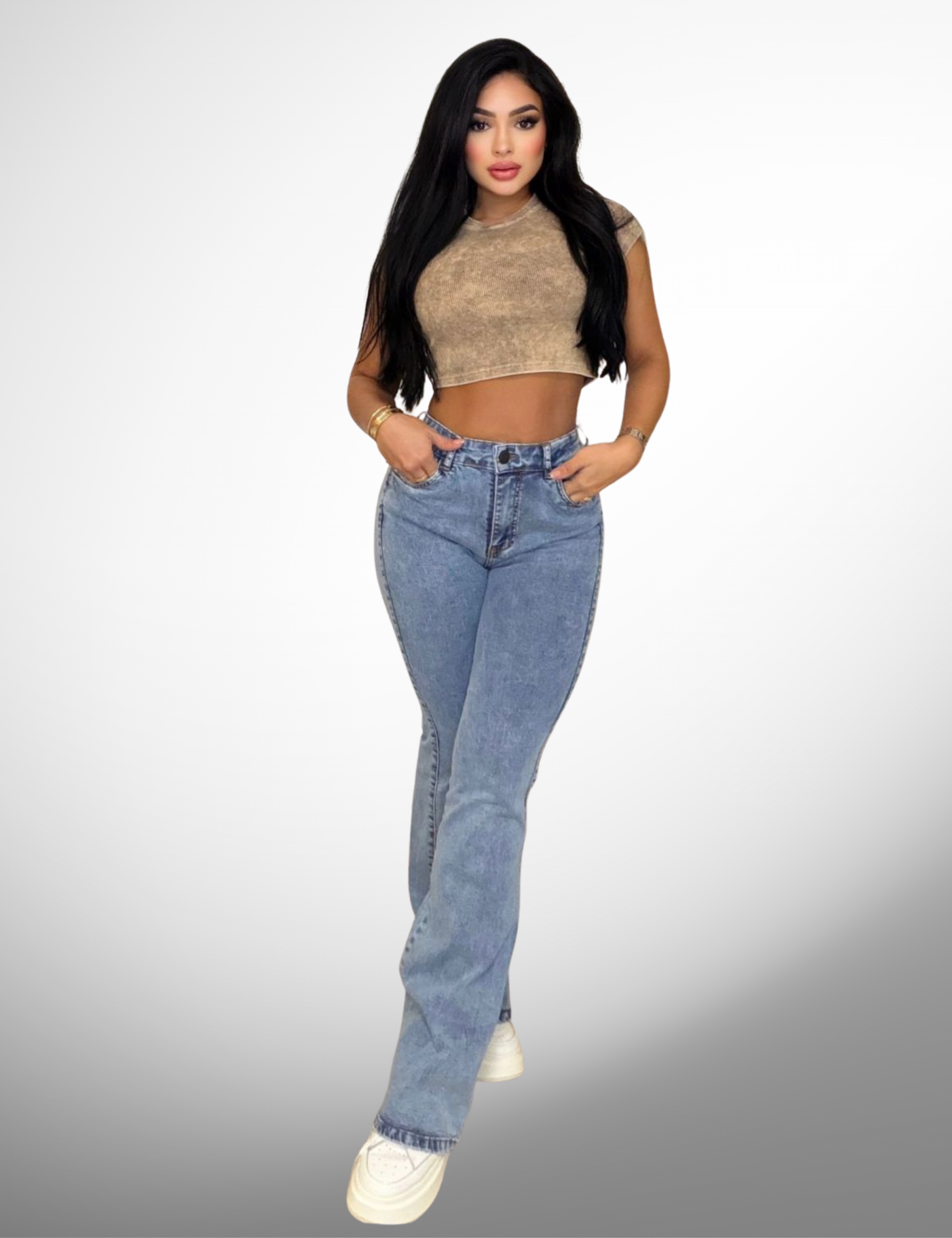 Bota campana licrado americanino - 7039