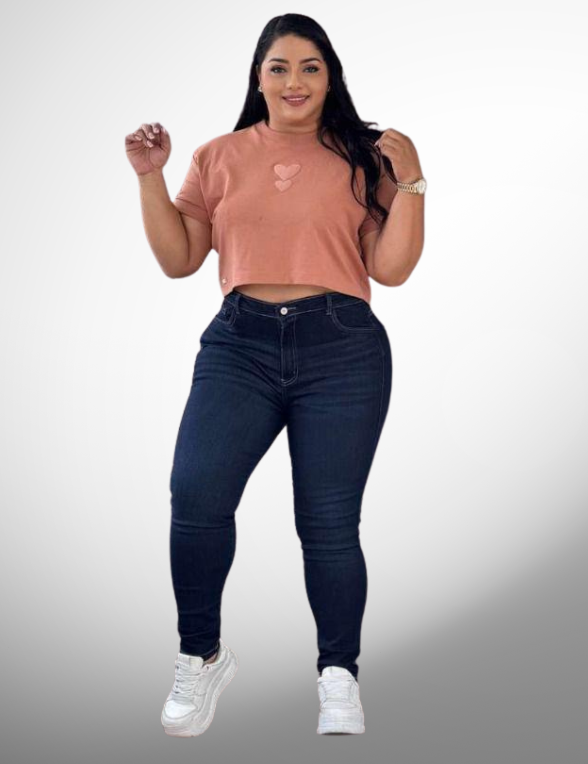 Jeans Skinny Talla Plus - 71008-1