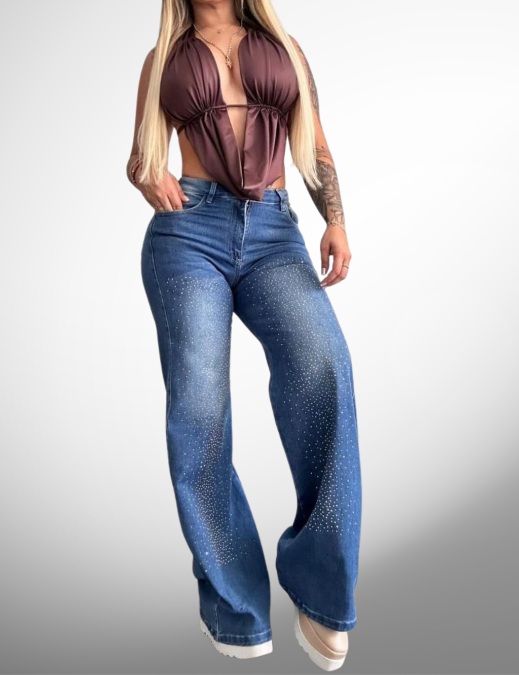 Palazzo licrado con pedrería - 1231