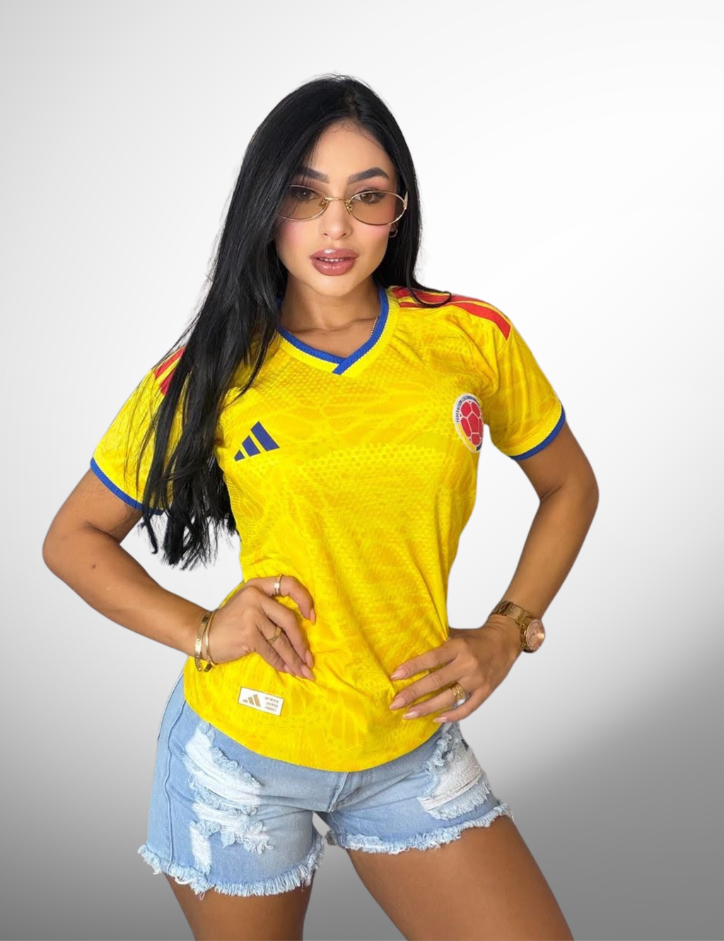 Camiseta selección Colombia para  mujer