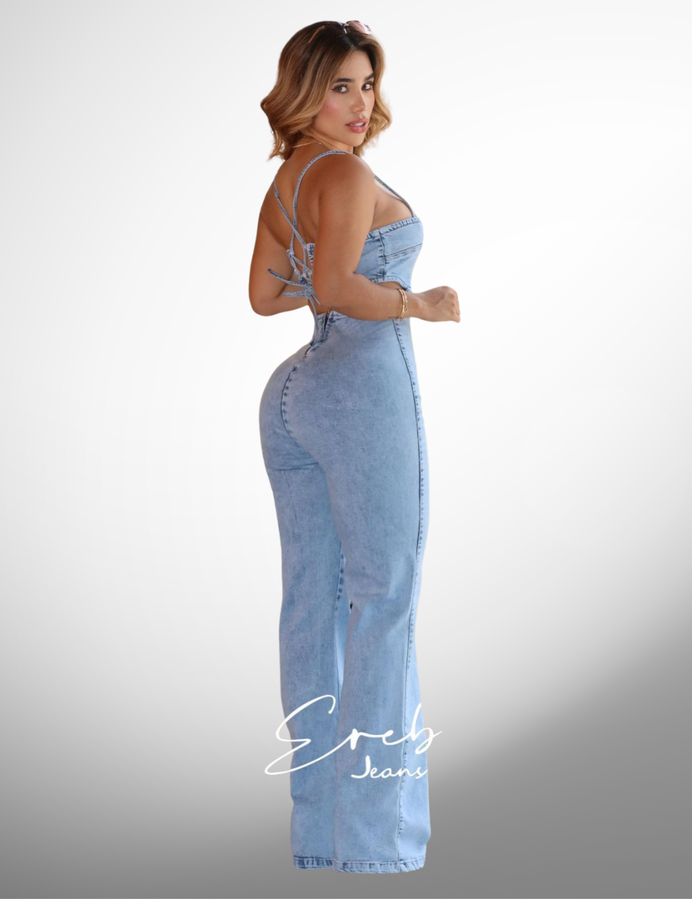 Enterizo jeans licrado -