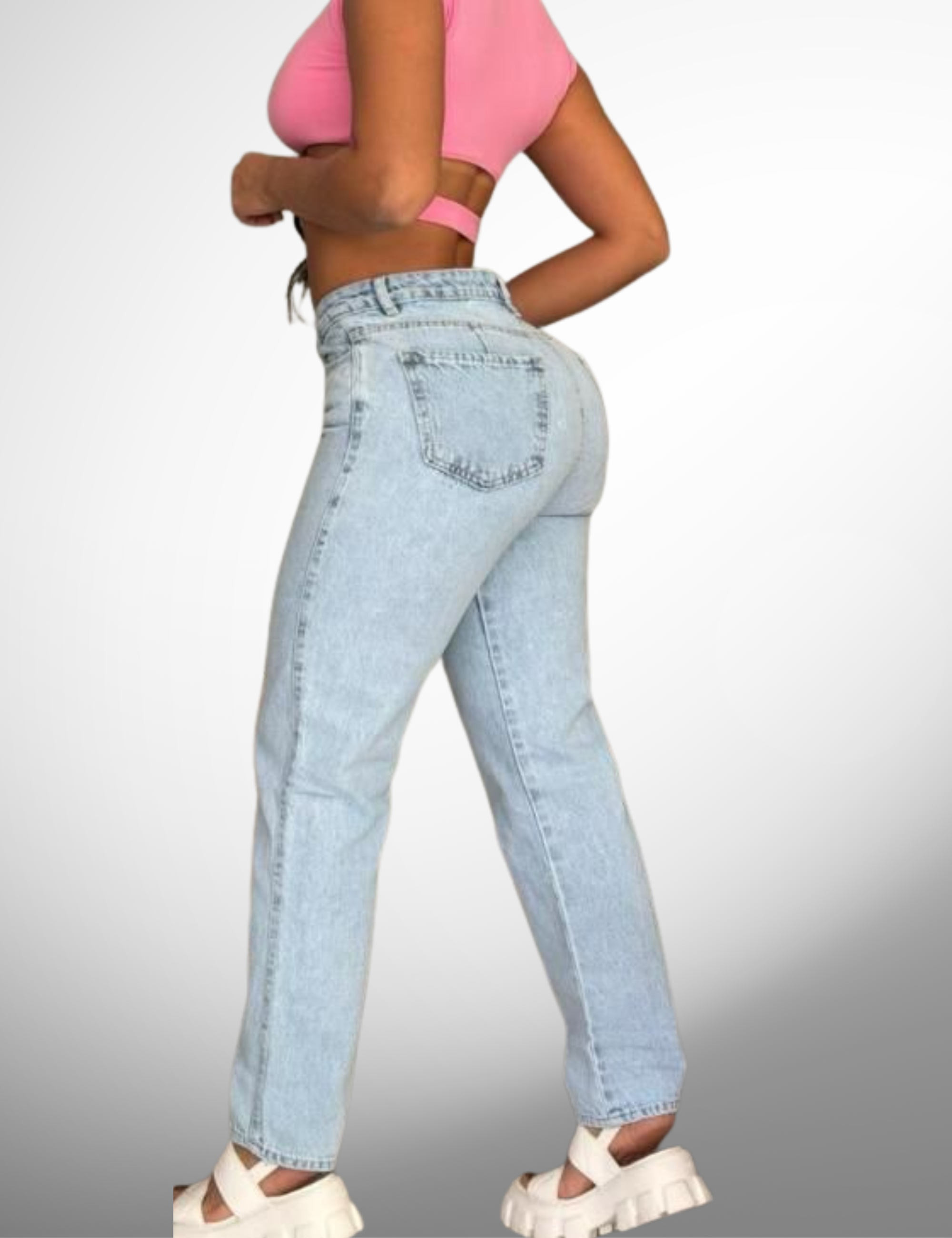 Boyfriend rígido  - 62116-1