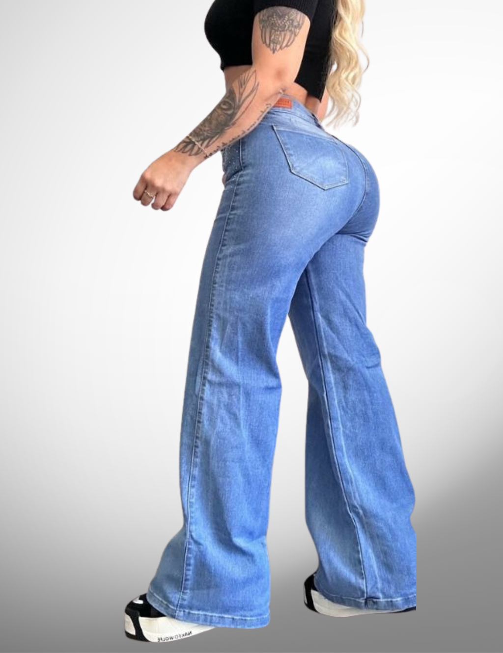 Palazzo licrado con pedrería - 62068-1