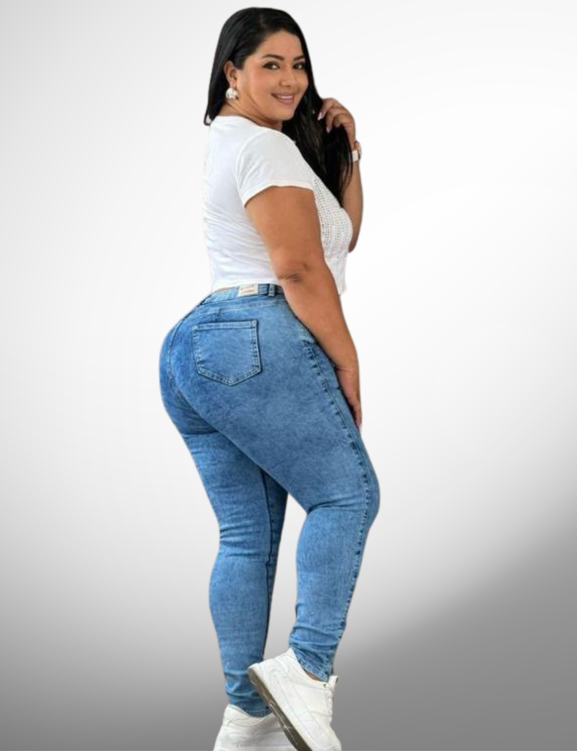 Jeans Skinny Talla Plus - 71012-2